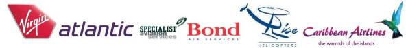 Virgin Atlantic - Specialist Aviation Services - Bond Air Services - Rise Helicopters